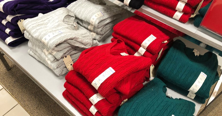 Up to 85% Off JCPenney Women’s Sweaters | Styles from $6.59 (Reg. $44)