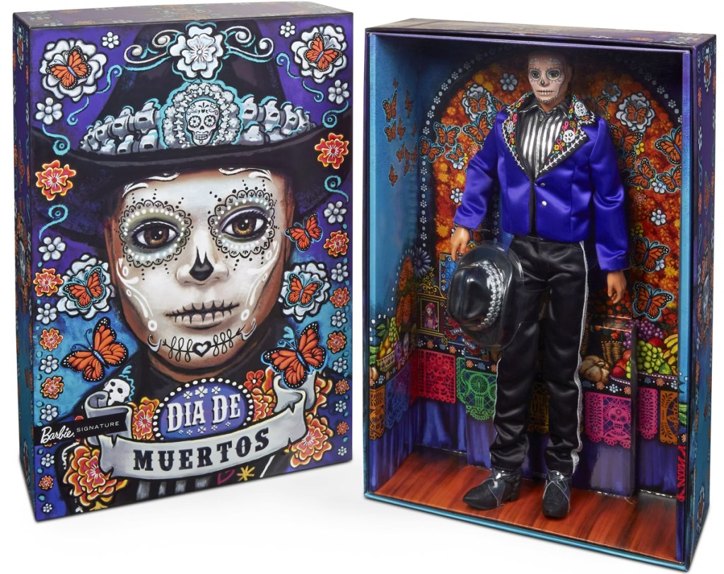 Ken Dia De Muertos Doll in box