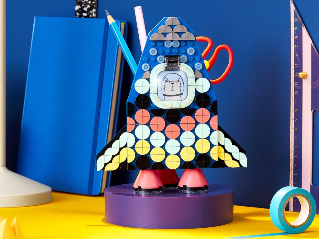 LEGO DOTS Pencil Holder Kit on desk