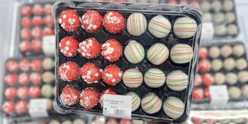 Sam’s Club Christmas Cake Balls 24-Pack Only $16.98 (Easy Christmas Dessert Idea)