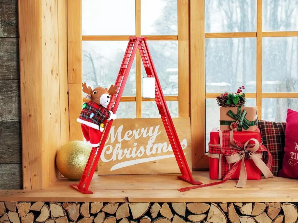 Mr. Christmas Table Top Climber - Reindeer