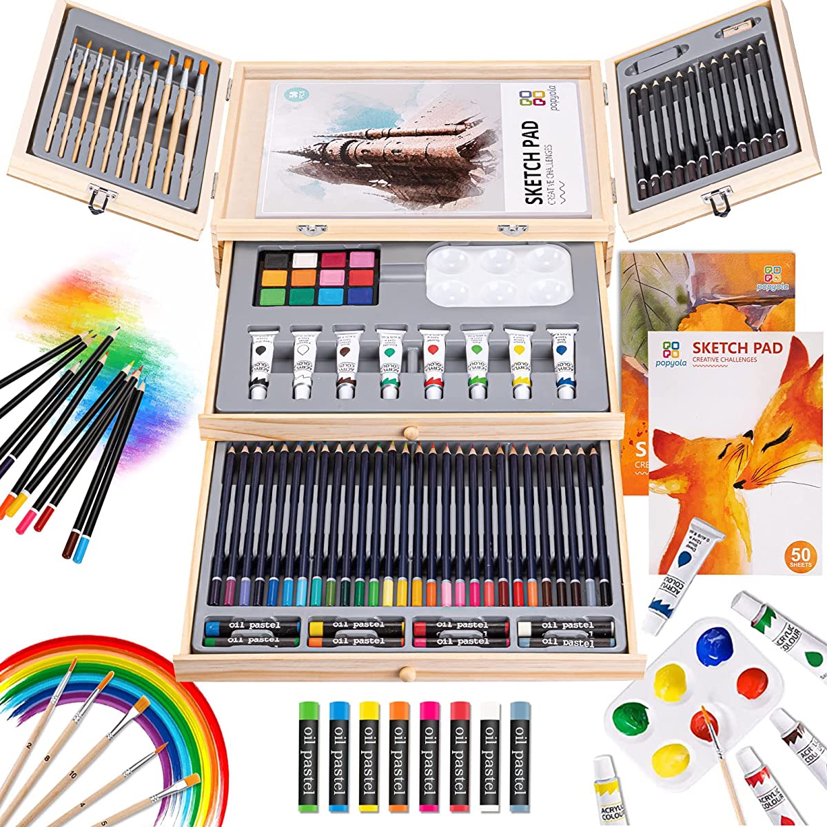 Popyola Art Set with Case