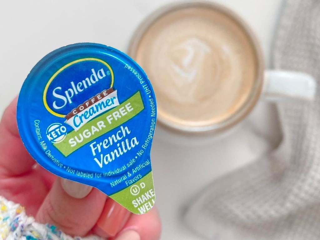 Splenda Low-Calorie Single Serve Coffee Creamer Cups in French Vanilla