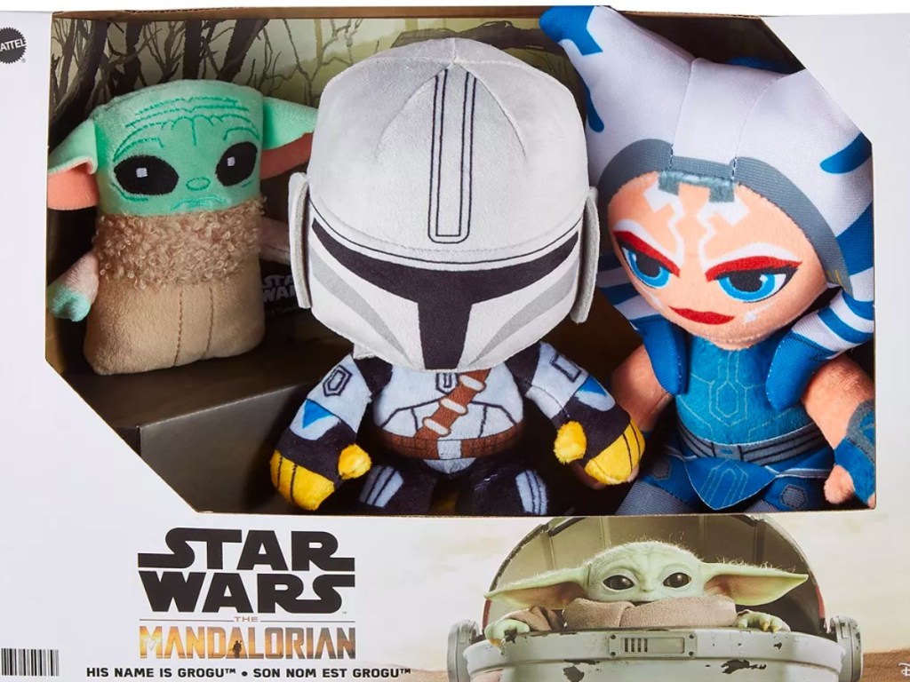 Star Wars The Mandalorian 3-Pack Plush Set