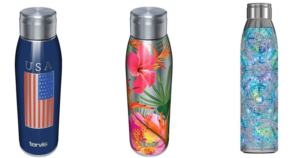 Tervis Drinkware in three styles