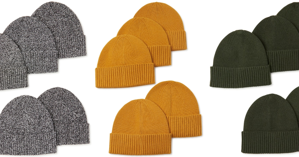 Time and Tru Women's Beanies 5-Packs