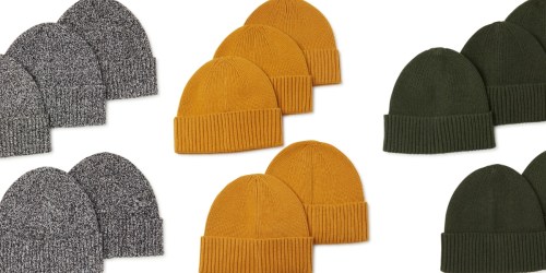 Time and Tru Beanies 5-Packs Just $9.67 on Walmart.online (Regularly $30) – Choose from 8 Colors