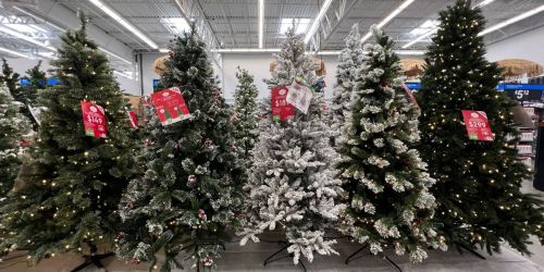 Walmart Christmas Tree Sale – 6.5′ Pre-Lit Tree Only $39.99 with Free Delivery!