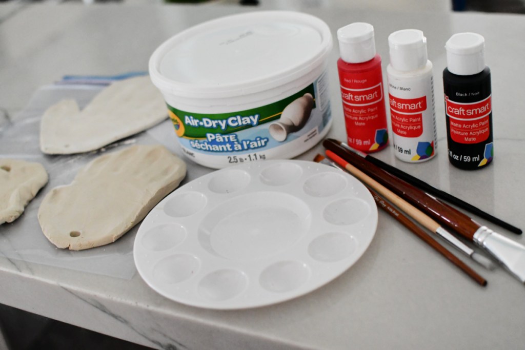 air dry clay ornaments supplies