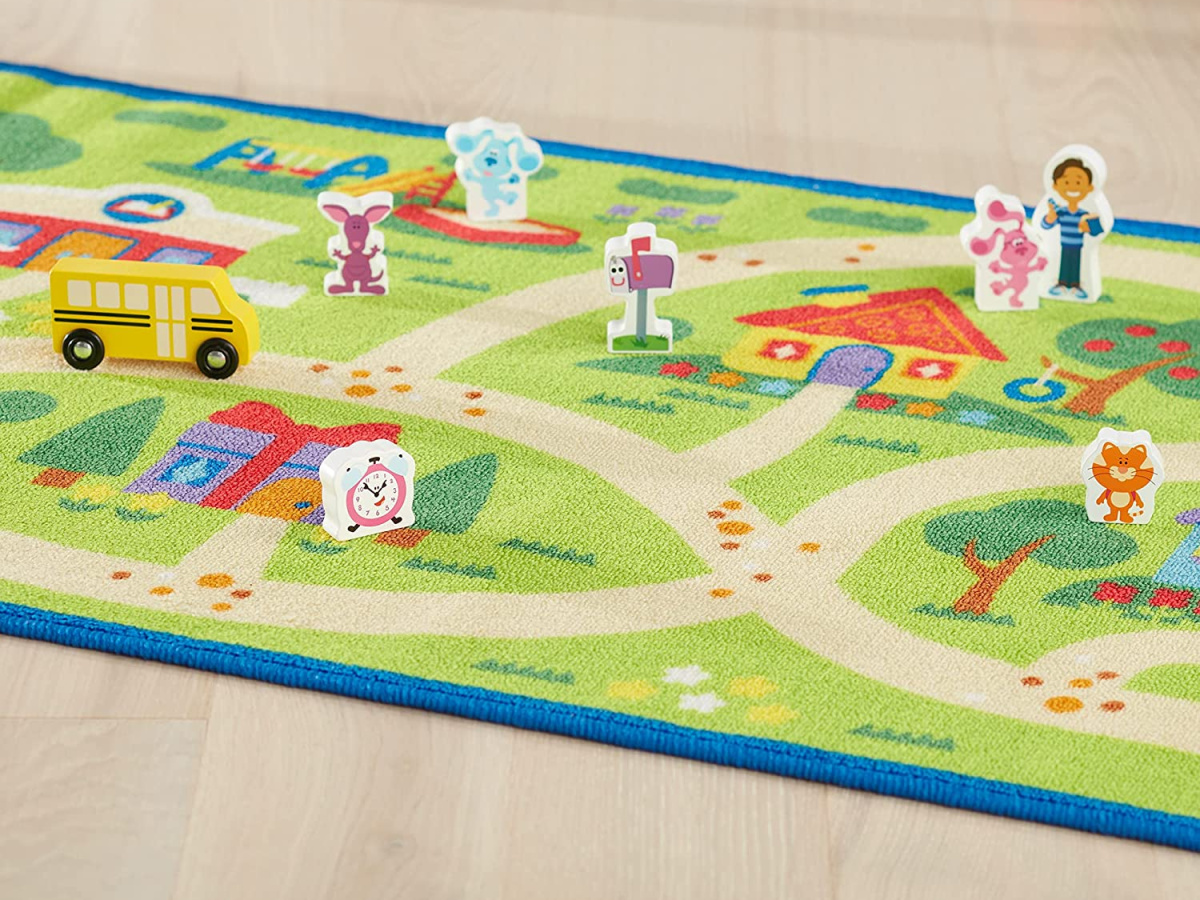 blues clues themed melissa doug rug activity set