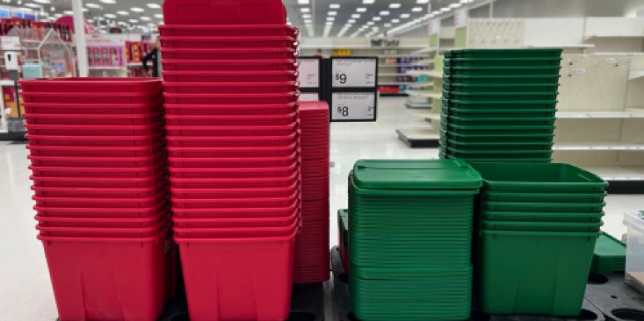 30% Off Holiday Storage Sale at Target | 20-Gallon Latching Totes JUST $5.60 & More