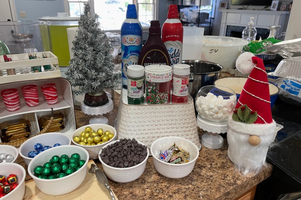 christmas bar ingredients