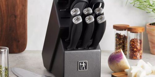 *HOT* Henckels 14-Piece Stainless Steel Knife Block Set Just $38 on Walmart.online (Regularly $120)