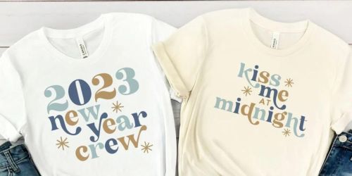 Fun New Year’s Graphic Tees Just $20.88 Shipped on Jane.online – Plus Sizes Available!