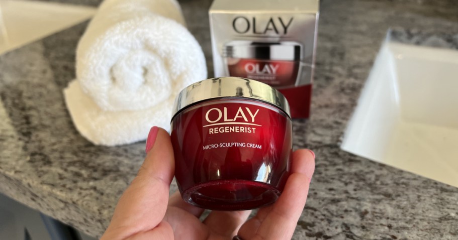 $10 Off Olay on Amazon = FREE Micro-Sculpting Moisturizer