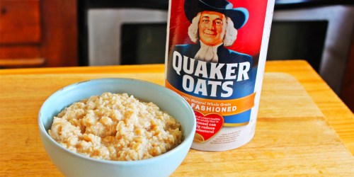 Quaker Oats Just $1.40 After Cash Back at CVS (Regularly $6)