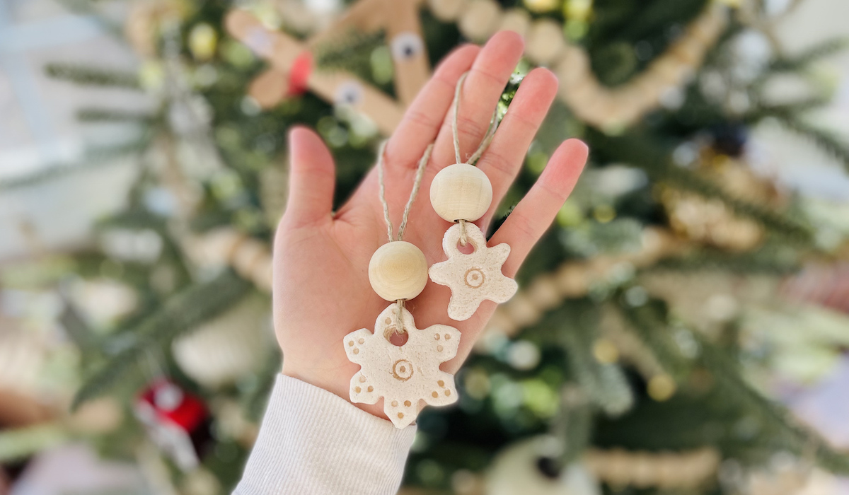 Make Easy 3 Ingredient Salt Dough Ornaments for the Holidays | Sweet Family Tradition
