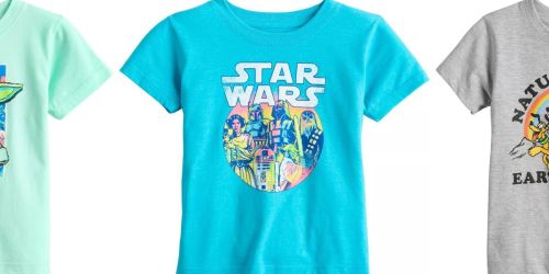 Toddler Graphic Tees from $2.79 on Kohls.online (Includes Disney & Star Wars Styles)