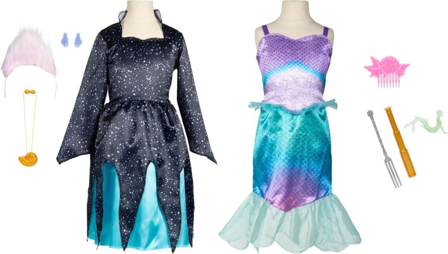 Disney The Little Mermaid Ariel &amp; Ursula Dress Up Trunk stock images