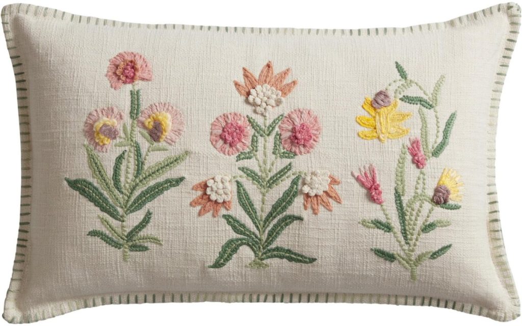 Floral Throw Pillow