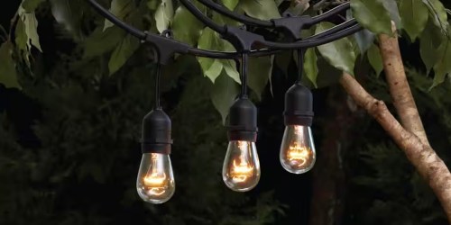 Hampton Bay Edison Bulb String Lights Just $16.49 Shipped on HomeDepot.online (Regularly $55)