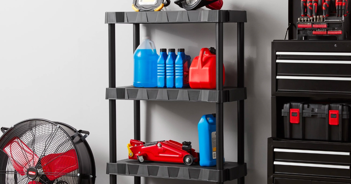 Hyper Tough Garage Shelf Only $29.98 on Walmart.online | Lightweight w/ Tool-Free Assembly