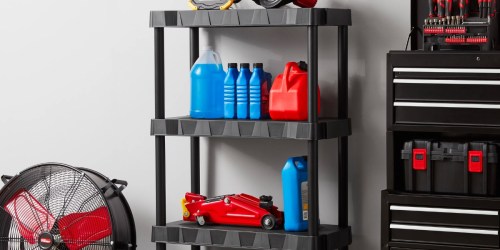 Hyper Tough Garage Shelf Only $29.98 on Walmart.online | Lightweight w/ Tool-Free Assembly