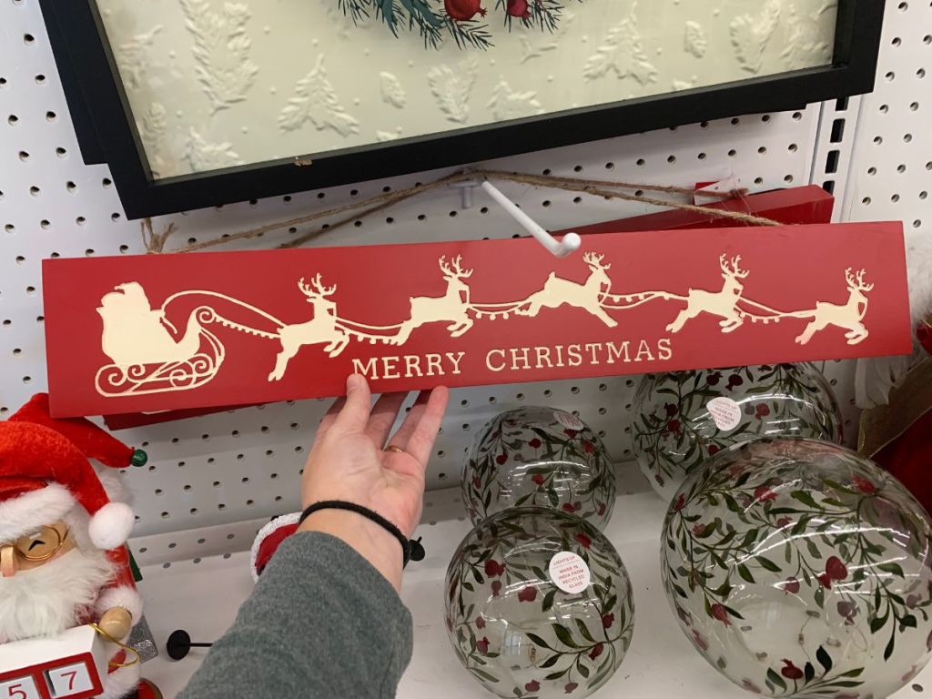 JoAnn Fabrics Christmas Cutout Wood Sign