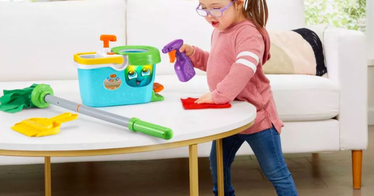 LeapFrog Clean Sweep Learning Caddy