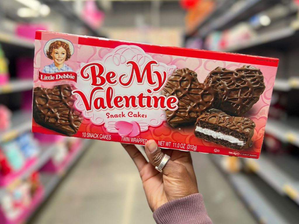 Little Debbie Heart Valentine Cakes Chocolate