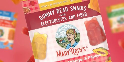 Mary Ruth’s Gummy Bears w/ Electrolytes & Fiber Only $9.97 Shipped on Amazon (Regularly $20)