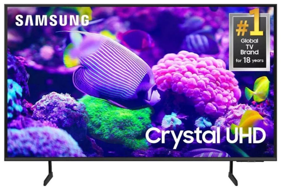 Samsung 65" Class Series Crystal UHD 4K Smart TV stock image