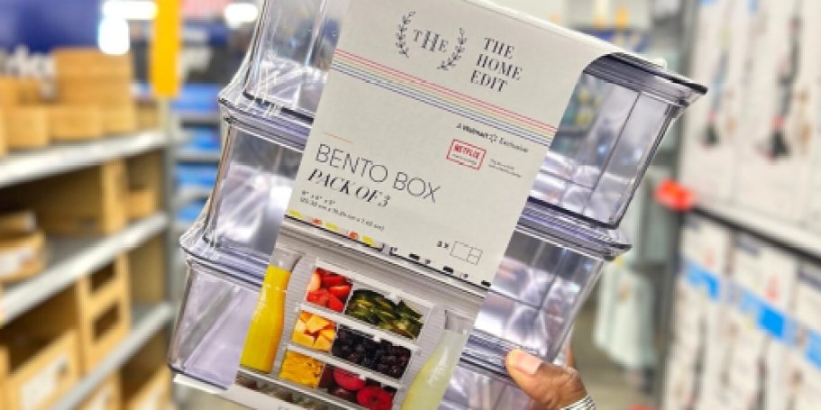 The Home Edit Bento Box Food Storage 3-Pack Just $9.83 on Walmart.online (Reg. $20)