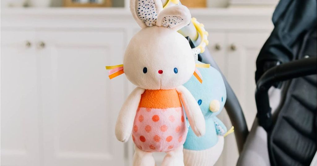 Gund Tinkle crinkle bunny and tinkle crinkle blue bird 