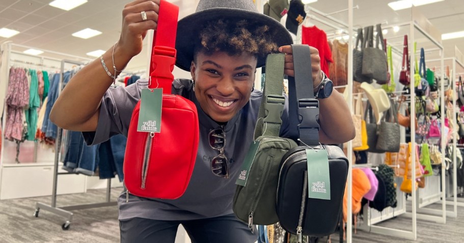 Trendy Target Belt Bags from $7 | Great for Theme Parks!