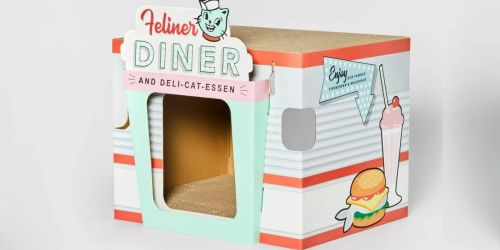 Boots & Barkley Double Decker Diner Cat Scratch House Only $14.44 on Target.online