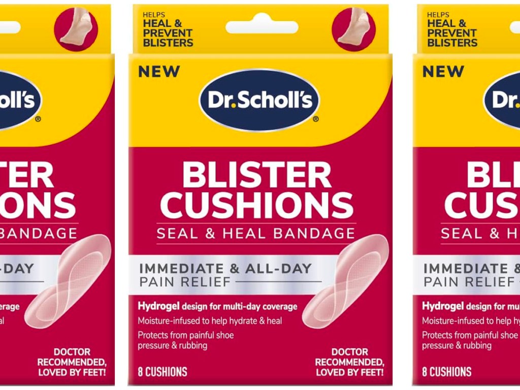 dr scholl's blister cushions box