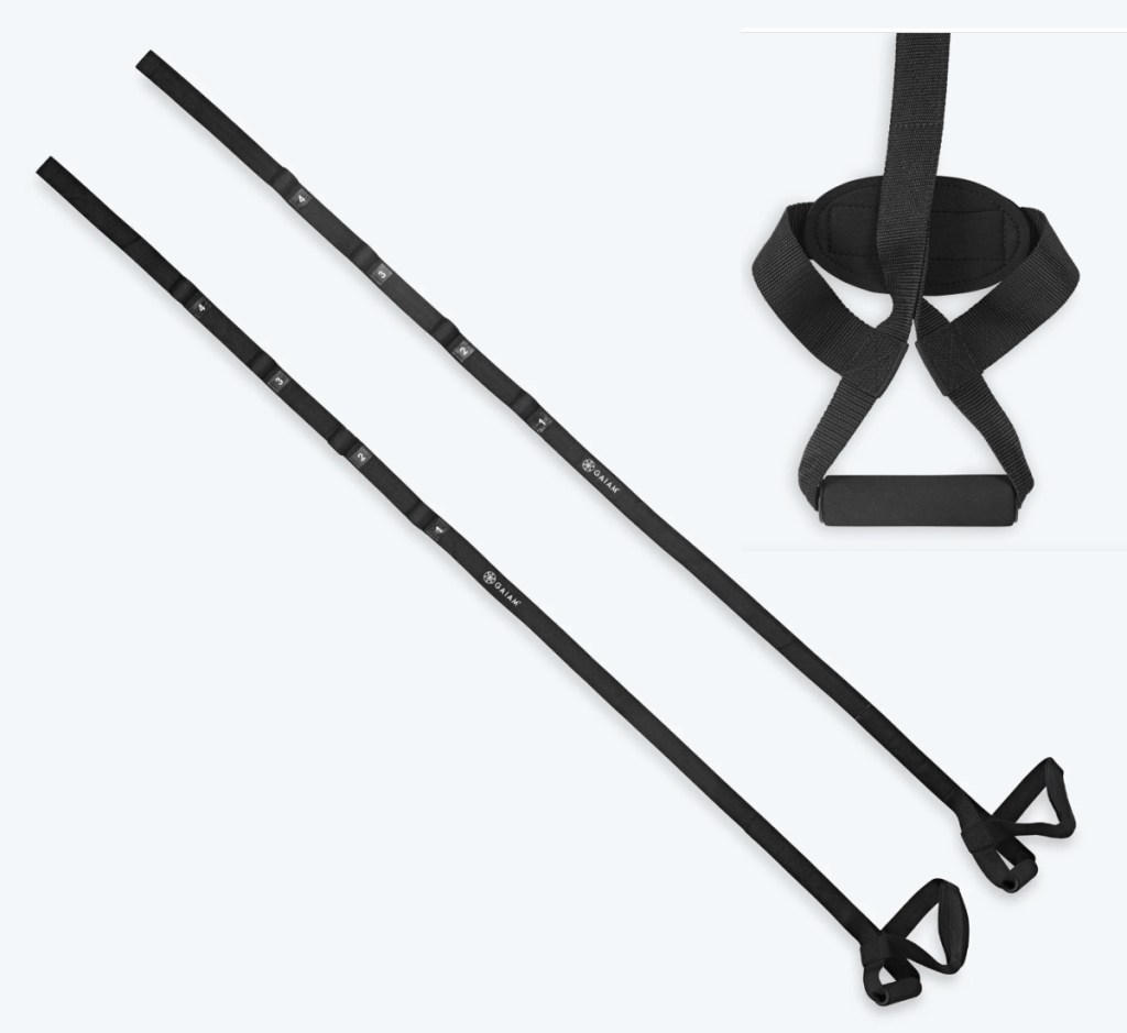 two suspension straps