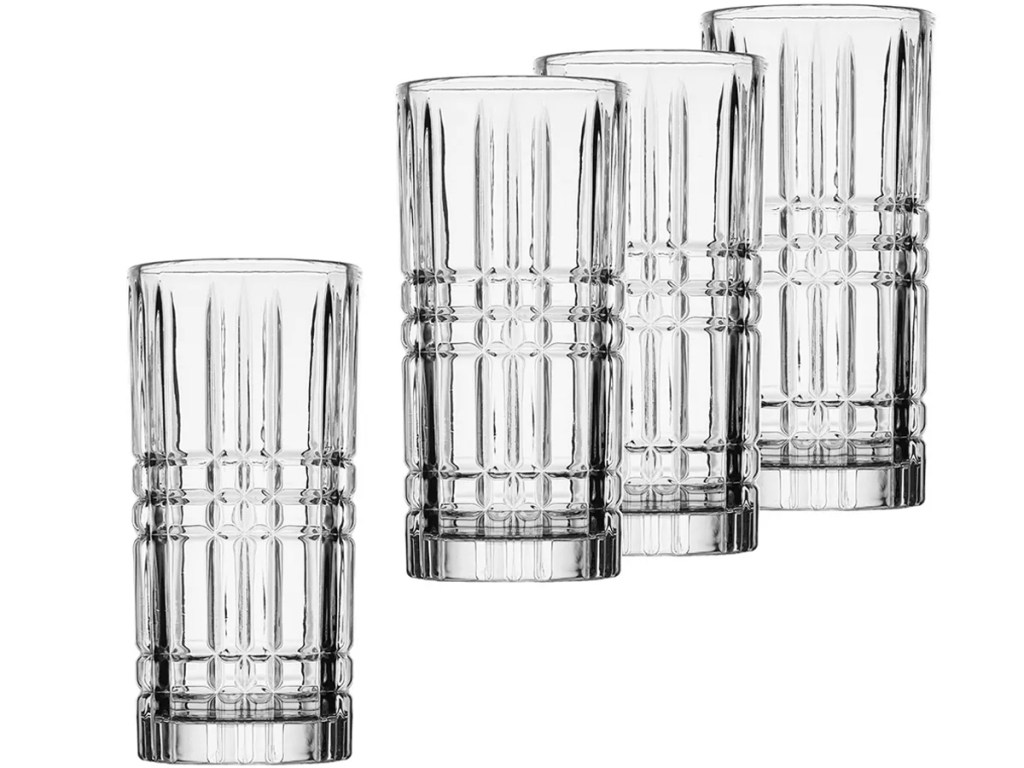 4 highball glasses