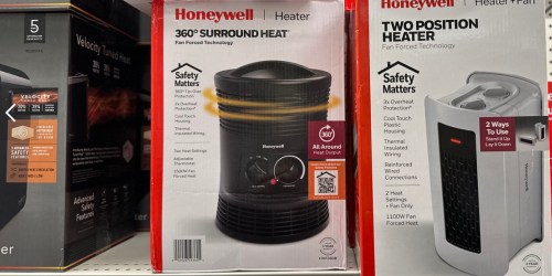 50% Off Indoor Heaters at Target | Honeywell Heaters from $19.74 (In-Store Only)