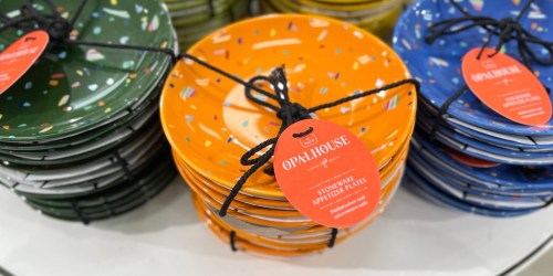 Opalhouse Appetizer Plates 4-Pack on Clearance for Only $12.75 on Target.online