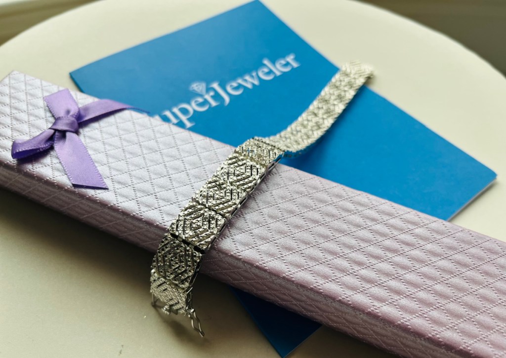 bracelet over gift box