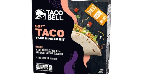 Taco Bell Dinner Kits Only $3 Shipped on Amazon (Includes Shells, Sauce, & Seasoning)