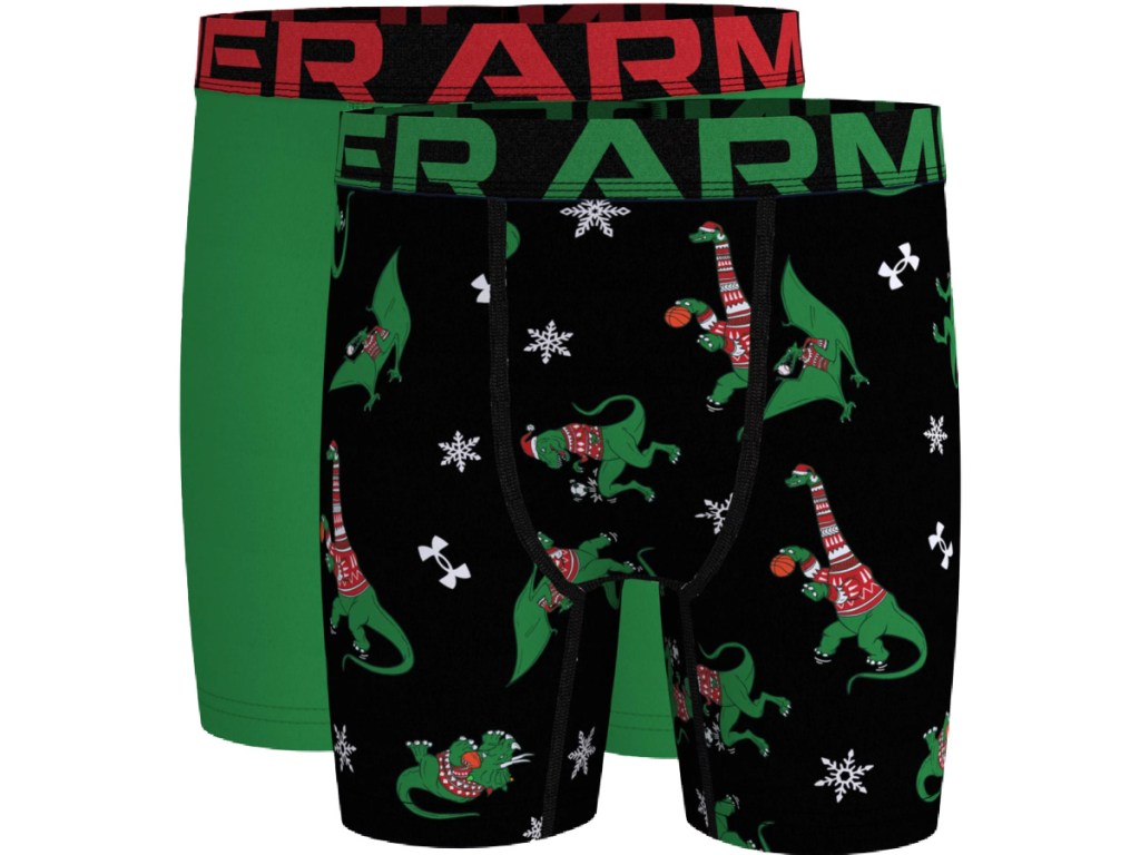 holiday dino underwear