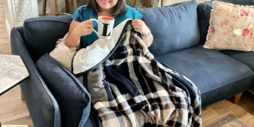 Cuddl Duds Sherpa Throws JUST $10 on Kohls.online (Regularly $50) | Cozy Gift Idea!