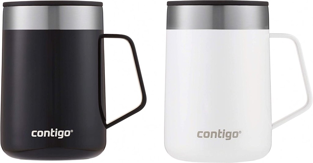 black and white contigo coffee mugs