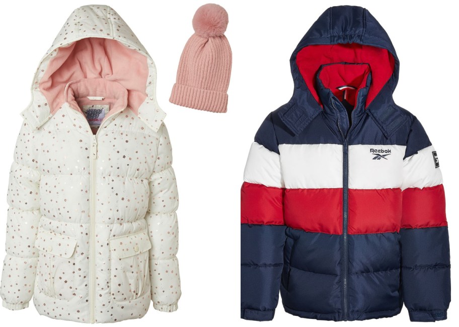 Kids jackets with beanie and jacket