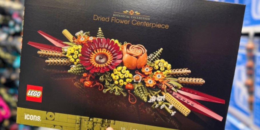 LEGO Dried Flower Centerpiece Set Only $31.99 on Amazon (Easy Fall Decor!)