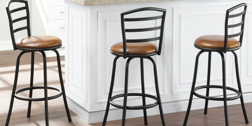 Adjustable Swivel Barstools 3-Pack Just $87 Shipped on Walmart.online (Only $29 Each)