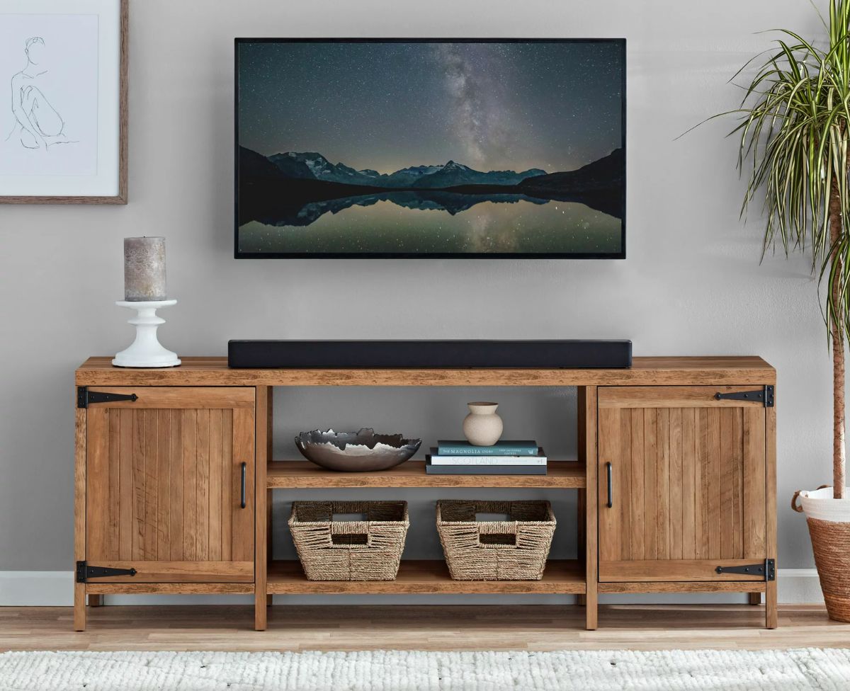 Mainstays Farmhouse TV Stand